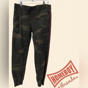 Jack & Jones Green Camouflage Cargo Pants